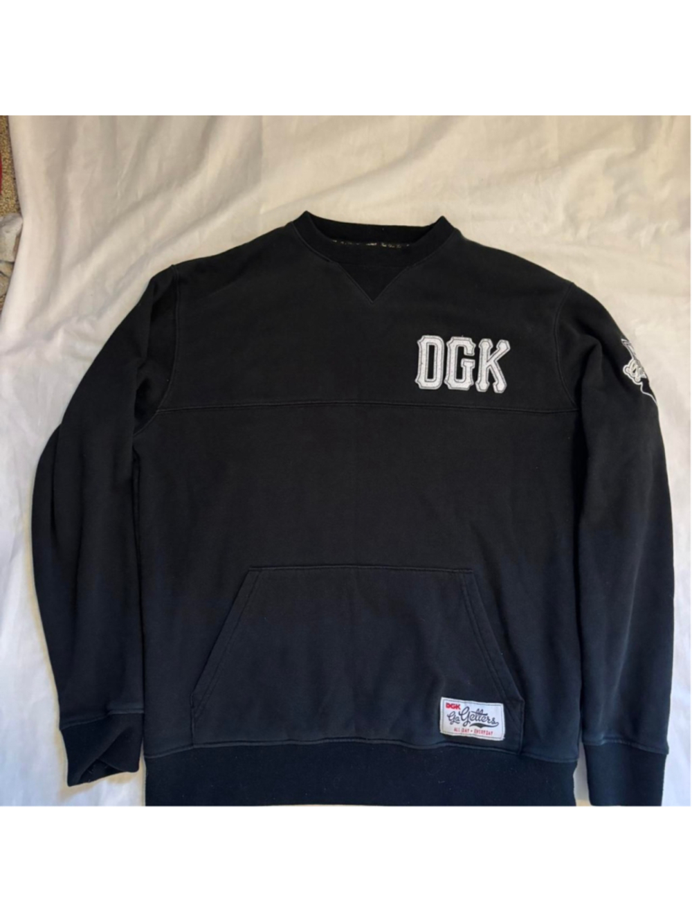 Men’s Large Y2K DGK black crewneck sweatshirt #skater #gogetters